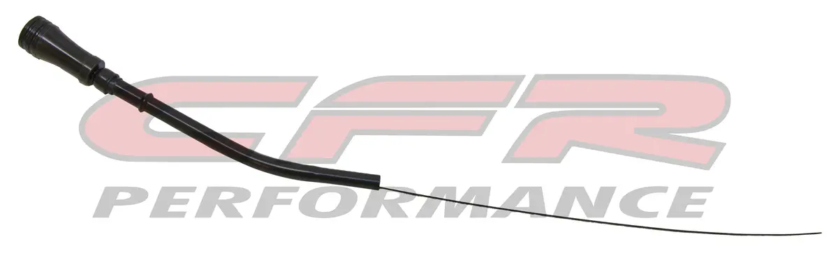 1955-79 Chevy Small Block Engine Oil Dipstick - Edp Black W- Billet Aluminum Handle 1
