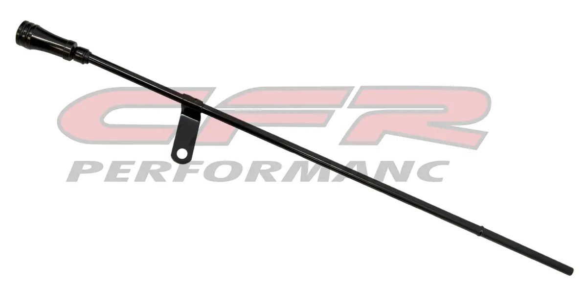 1965-90 Chevy Big Block Engine Oil Dipstick - Edp Black W- Billet Aluminum Handle 1