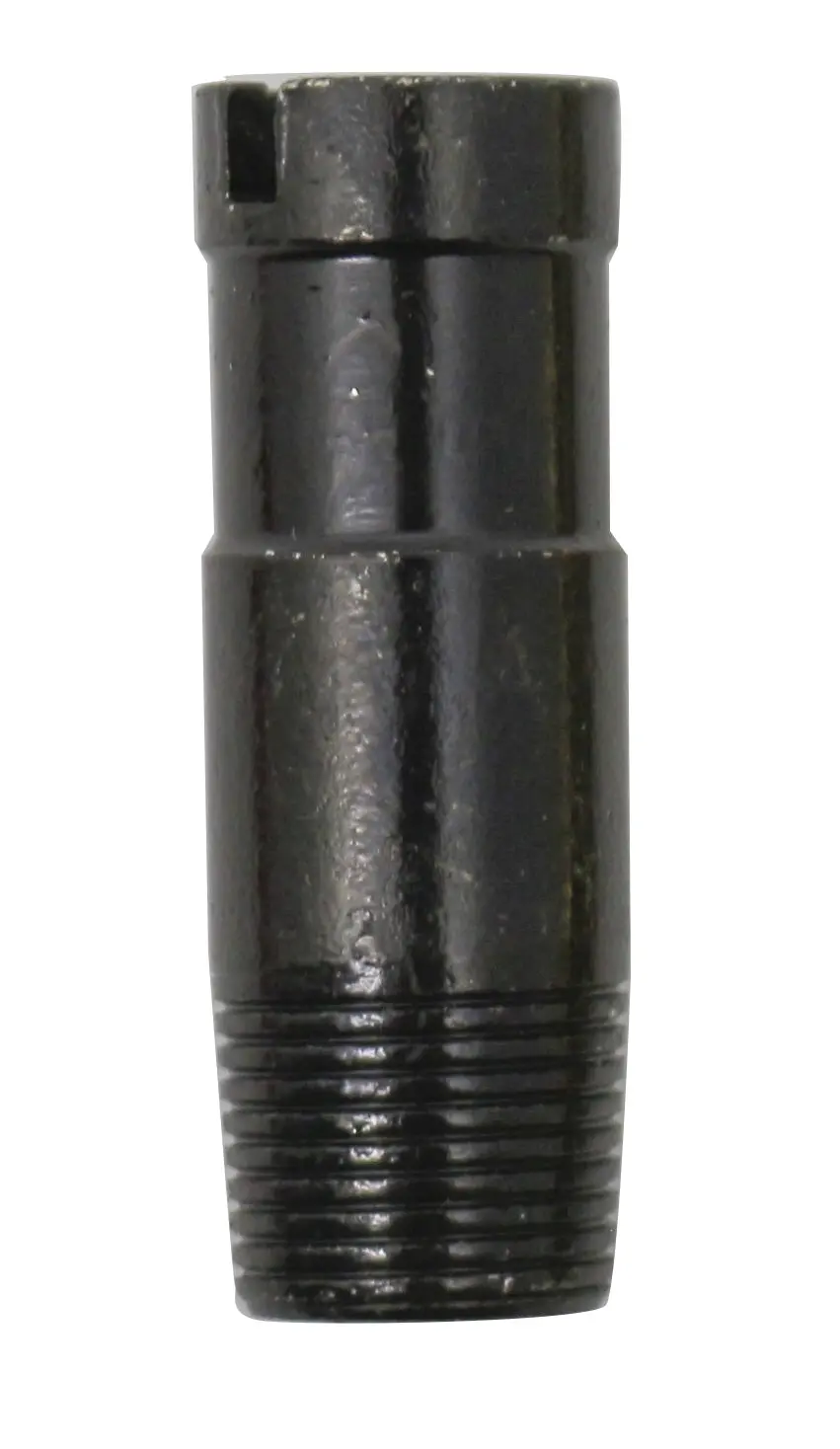 Steel Chrysler Intake Hose Fitting Long Style 3/8"X2" - Black 1