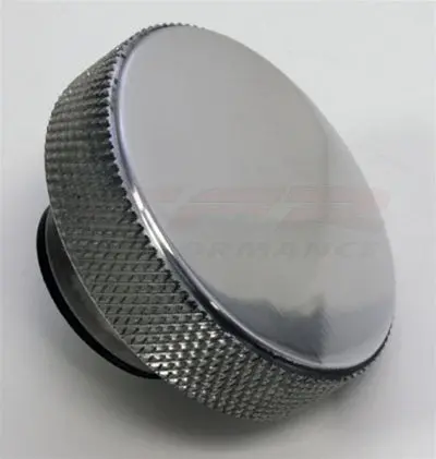 Chevy Ford Mopar Billet Aluminum Round Radiator Cap - Polished 1