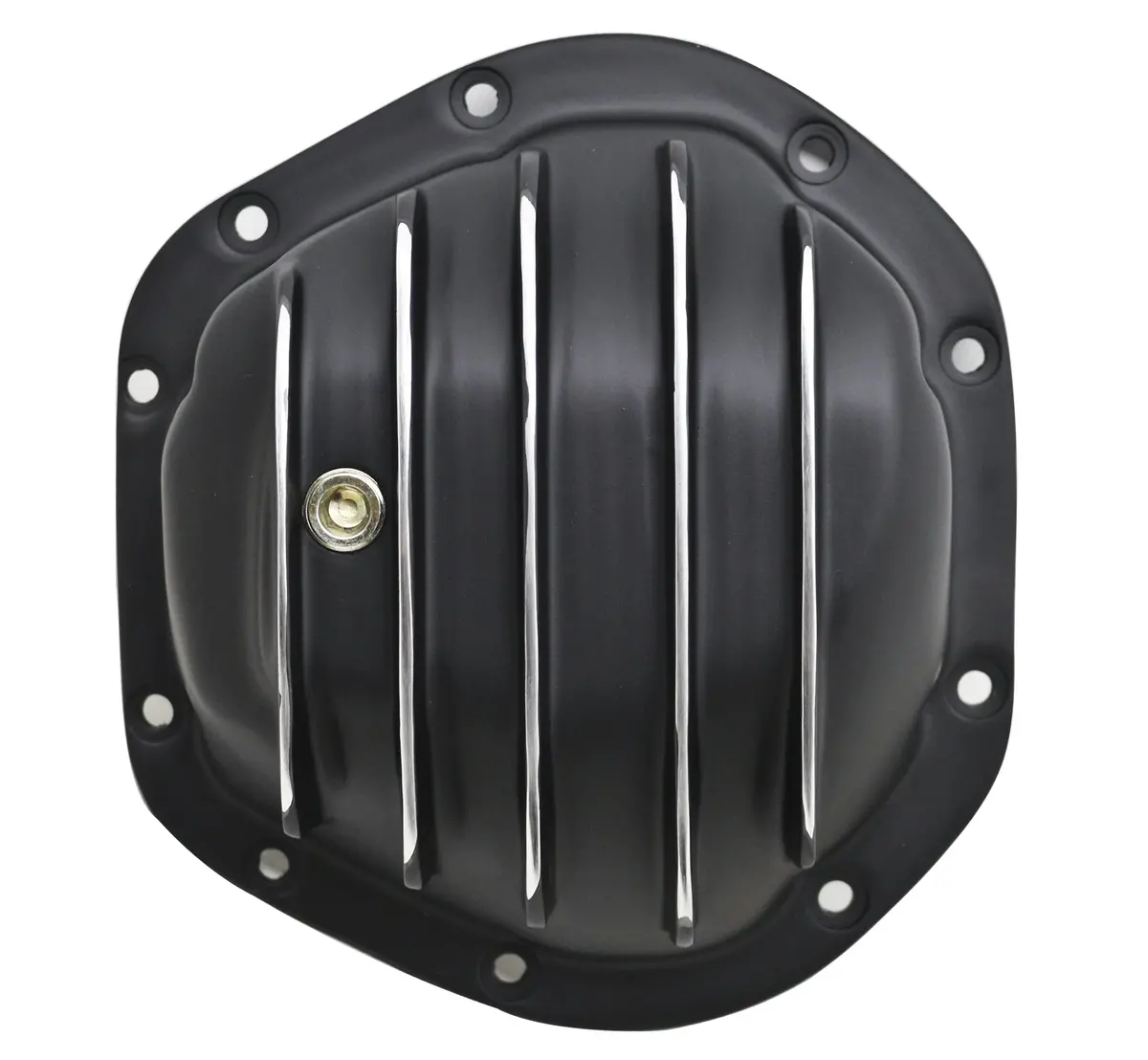 Aluminum 1966-03 Dodge-Ford-Gmc-Jeep Dana 44 Front-Rear Differential Cover 10 Bolt - Black 1