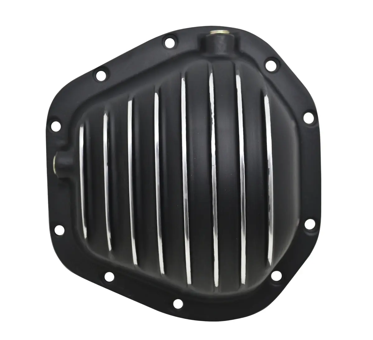 Aluminum 1966-Up Dana 60 Front-Rear Differential Cover 10 Bolt - Black 1