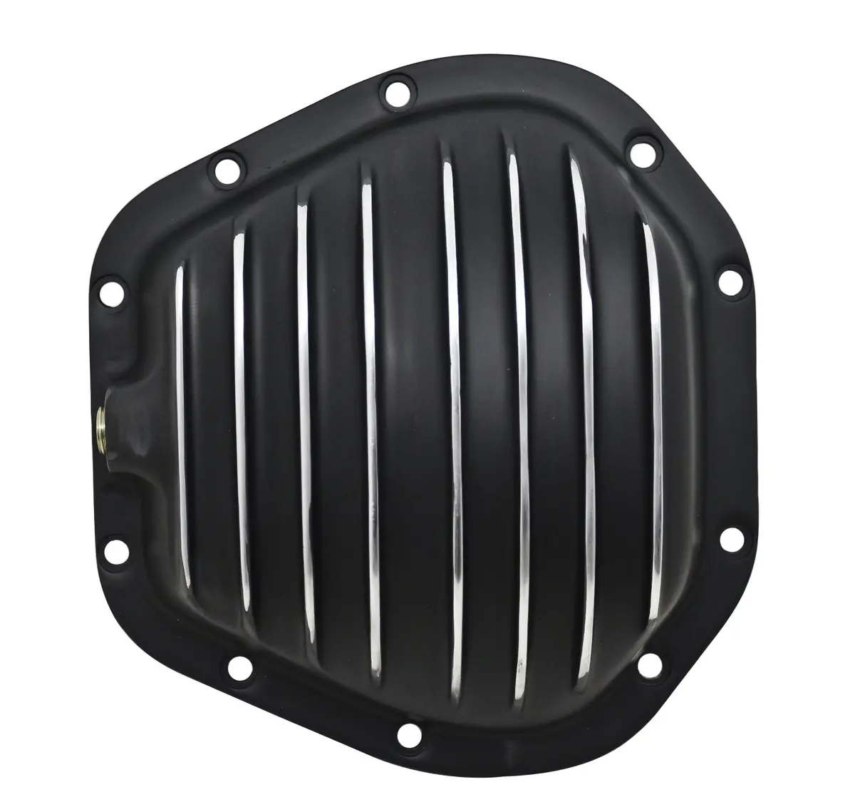 Aluminum 1966-Up Dodge Ford Dana 60 Front-Rear Differential Cover 10 Bolt - Black 1