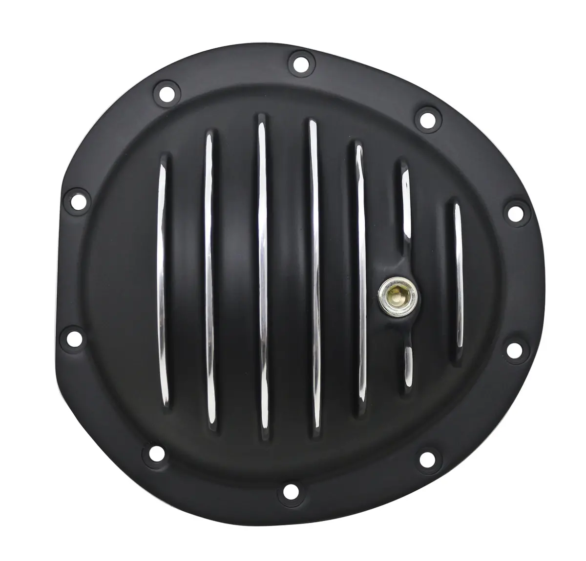Aluminum 1978-91 Chevy-Gmc Truck Front Differential Cover 10 Bolt W- 8.5" Rg - Black 1