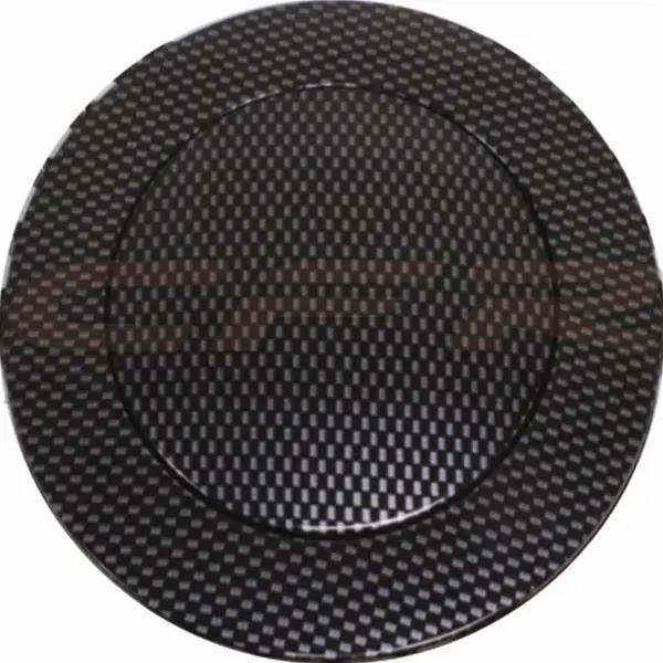1967-94 Chevy-Gm Aluminum Steering Wheel Horn Button W- Carbon Hydrographic Design - 9 Hole 1