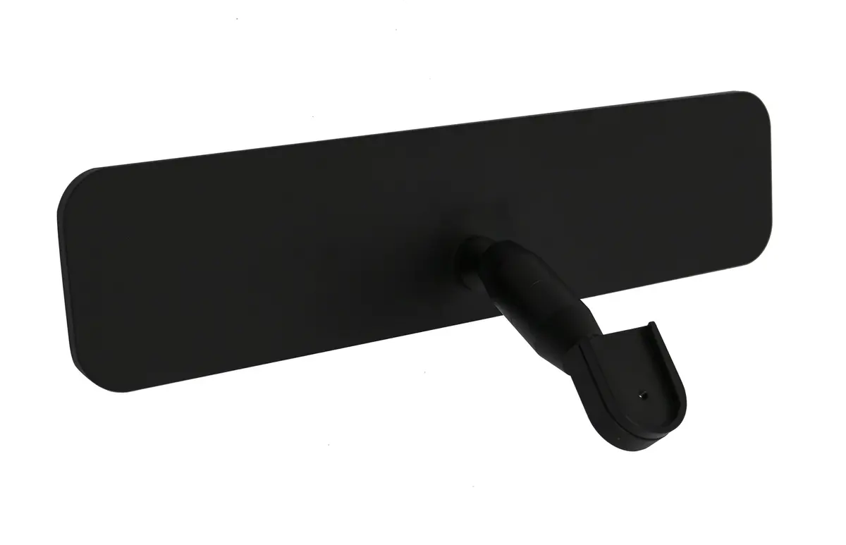 Chevy-Ford-Mopar Black Aluminum Rear View Mirror - Black 1