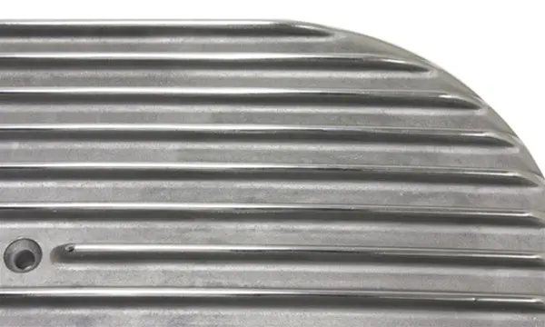Chevy-Ford-Mopar 15" Oval Polished Aluminum Air Cleaner - Full Finned 2