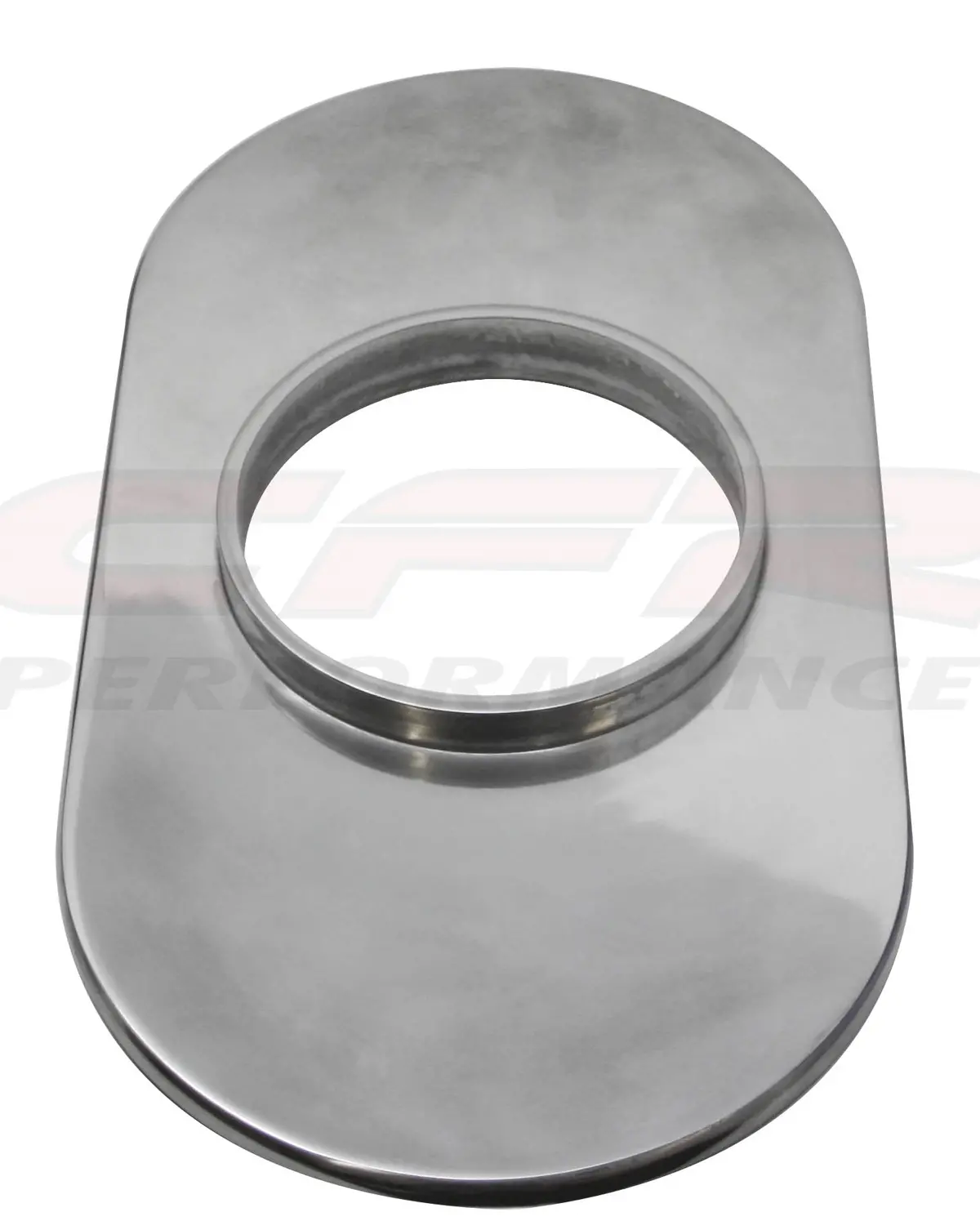 Aluminum 15" Oval Air Cleaner Base Smooth - Polished 1