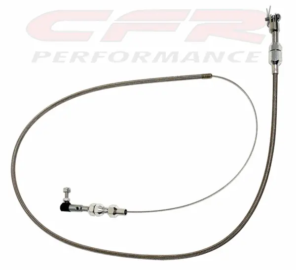 36" Stainless Braided Throttle Cable Kit - Universal 1