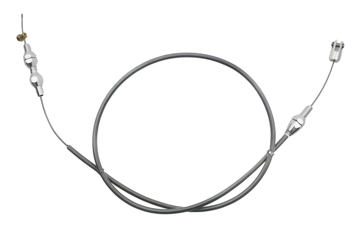 Universal Stainless Steel Braided Stainless Wire 36" Throttle Cable Ls1  Lt1, Lt4, Tpi, Ram Jet 350, Ford Efi And Vortec - Black 1