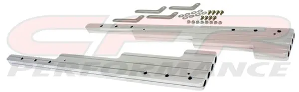Ball Milled Polished Billet Aluminum Wire Loom Set - Chevy-Ford-Mopar 1