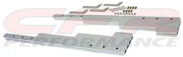 Smooth Chrome Billet Aluminum Wire Loom Set - Chevy-Ford-Mopar 1