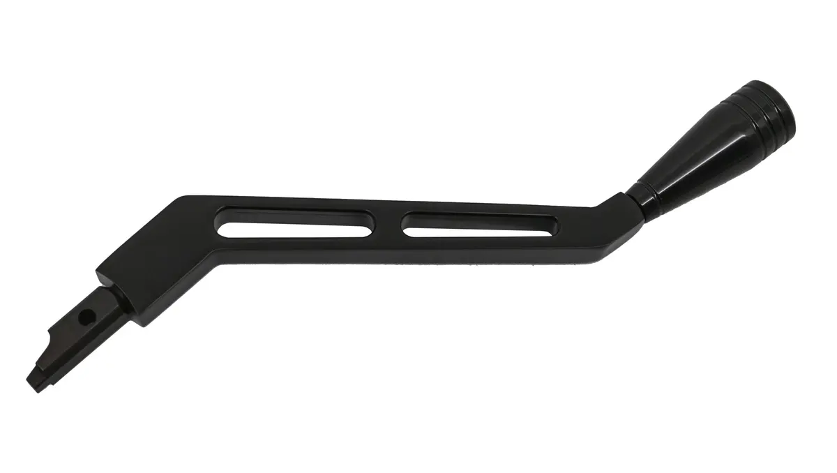 1973-94 Chevy-Gm Billet Aluminum Column Shifter Arm - Black 1