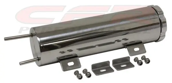 16" X 3" Stainless Steel Radiator Overflow Tank - Chevy-Ford-Mopar 1