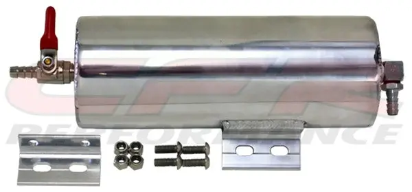 8" X 3" Aluminum Radiator Overflow Tank - Chevy-Ford-Mopar 1