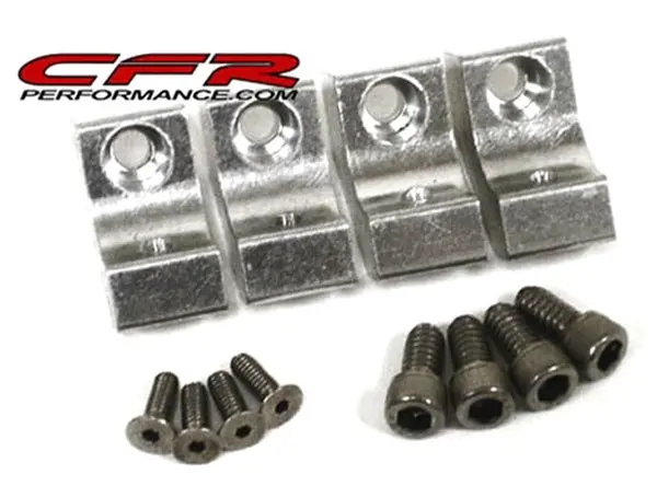 Chevy Small Block Aluminum Wire Loom Brackets For Center Bolt Valve Covers 1