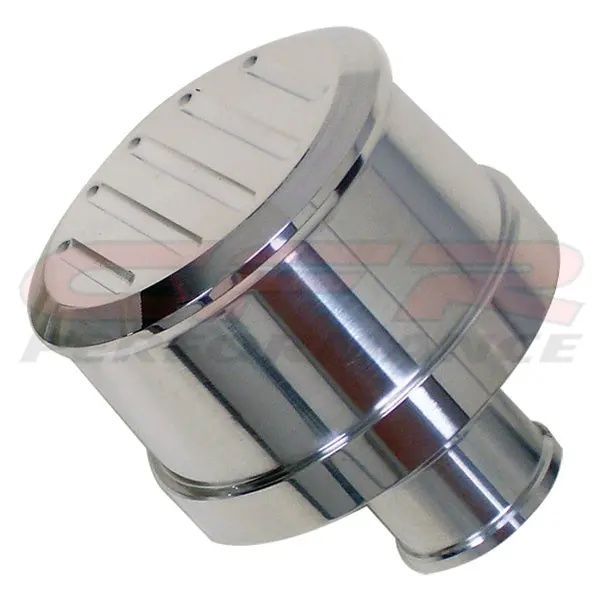 Chevy-Ford-Mopar Polished Billet Aluminum Breather - Ball Milled 1