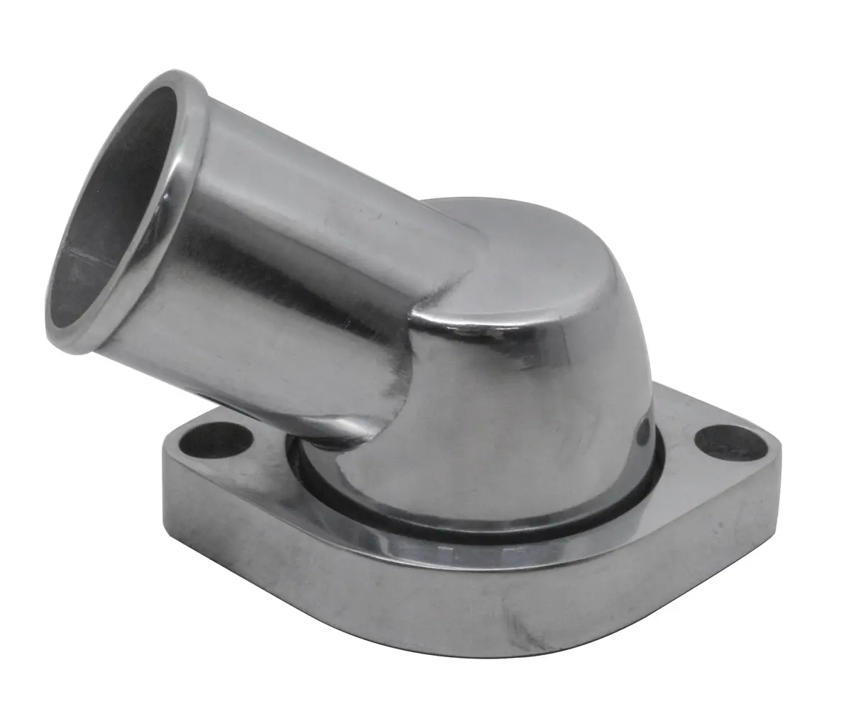 Aluminum Chevy Ls Engine 30 Degree Swivel Thermostat Housing Water Neck -Polished 1