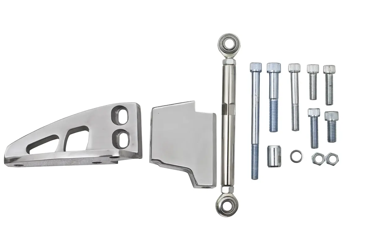 Billet Aluminum Chevy Sb Air Conditioning Bracket (Swp) - Polished 1