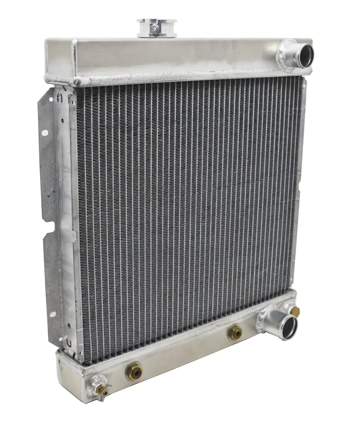 Aluminum Emc 1964-66 Ford Mustang Downflow Radiator Direct Fit W- At - Natural 1