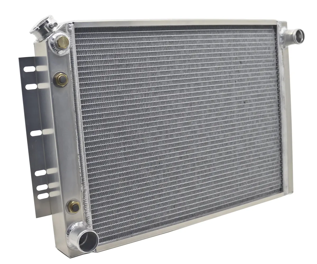 Aluminum Radiator 1966-80 Chrysler-Dodge-Plymouth Passenger Cars W-At - Natural 1