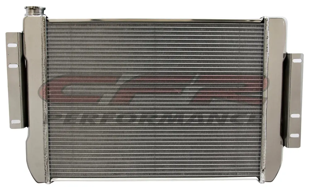 Cfr 1967-69 Chevy Camaro Direct Fit Aluminum Radiator W-At Cooler - Direct Replacement - Polished 2