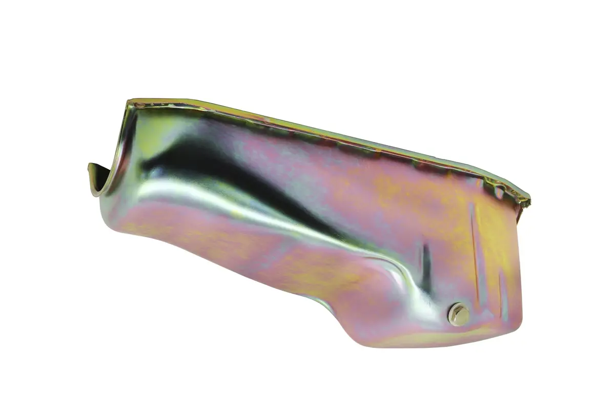 Steel Oil Pan For 1980–1985 Chevy Sb 283–350W -Zinc - Rear Sump 1