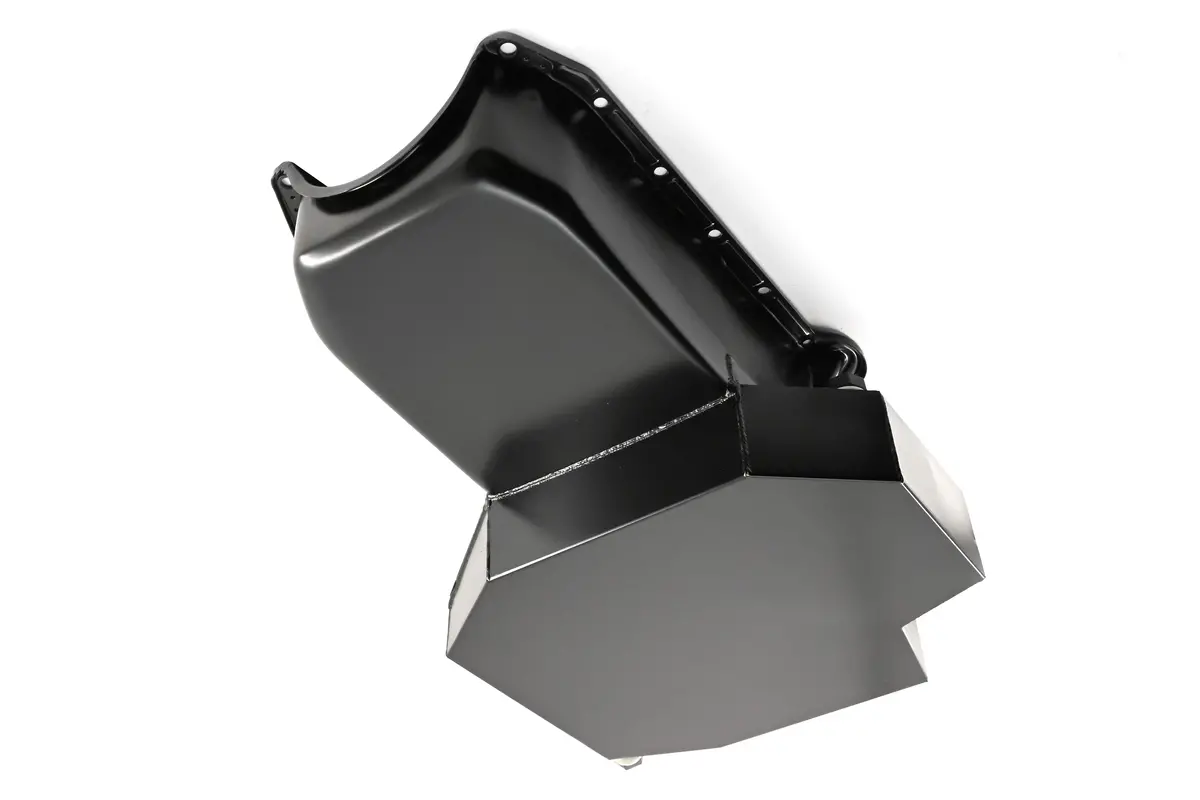 Steel Oil Pan – Fits 1958–1979 Chevy Sb 305–427 – Road Racing W/ Windage Tray – Black 1