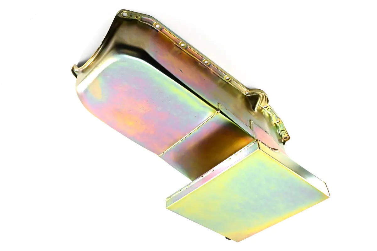 Steel Oil Pan – Fits 1962–1967 Chevy Ii / Nova Sb 283–400 – Racing 6‑Quart – Zinc 1