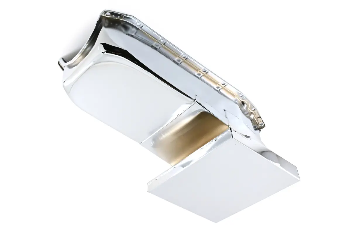 1962-67 Chevy Ii-Nova 1980-85 Small Block 283-400 Drag Racing Oil Pan - Chrome 1