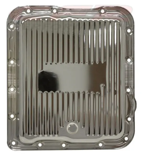 Chevy-Gm 700R4-4L60e-4L65e Steel Transmission Pan - Chrome 1
