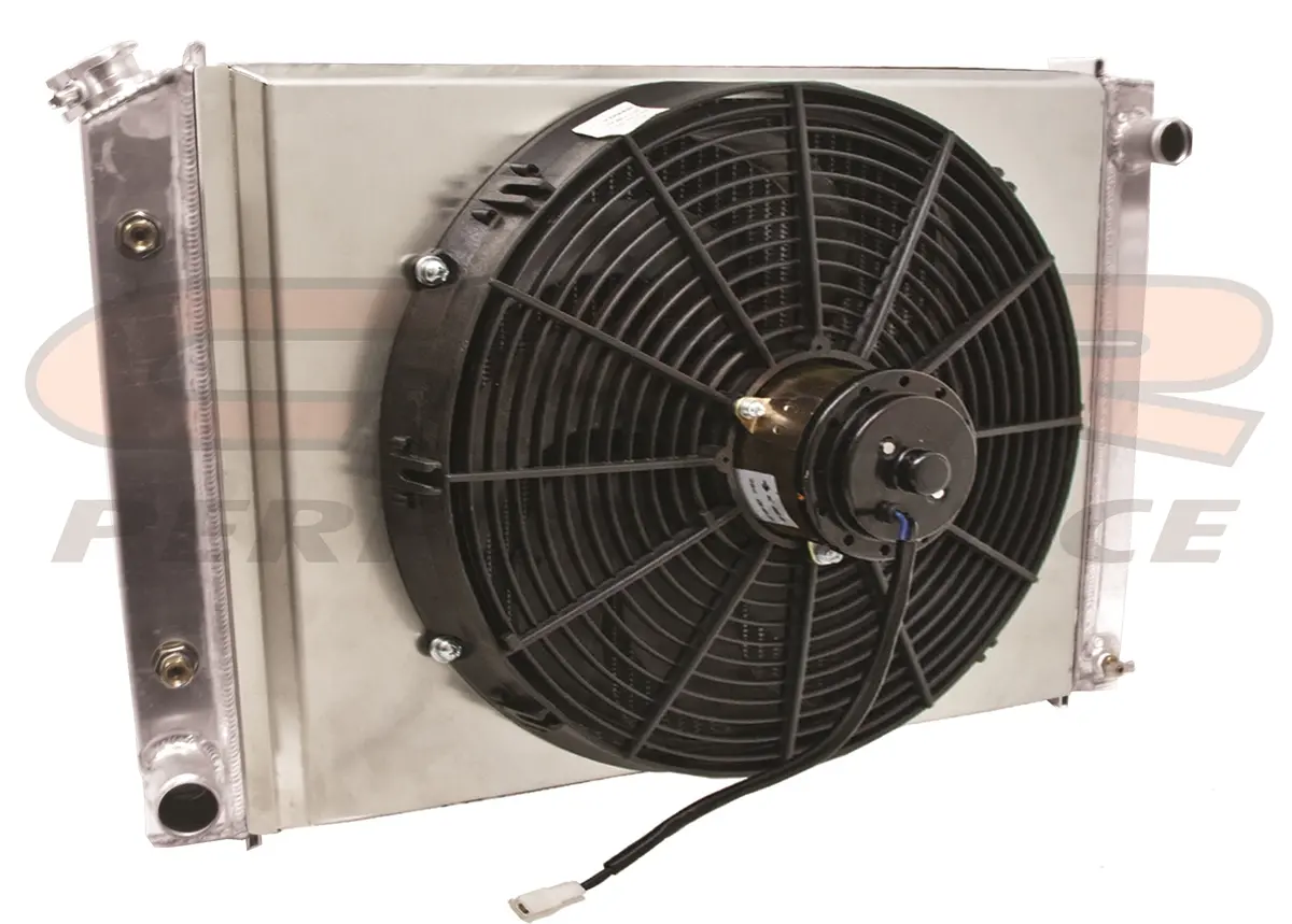 Aluminum Emc 1979-93 Ford 5.0L 302 Radiator Direct Fit W- At Cooler Kit - Natural 1