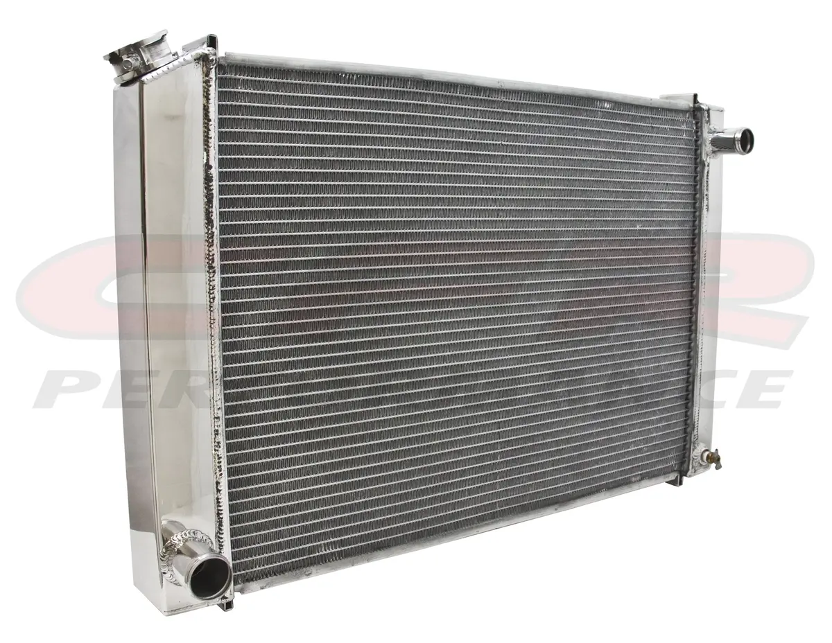 Cfr 1979-93 Ford 5.0L 302 Direct Fit Aluminum Radiator - Direct Replacement-Poished 1