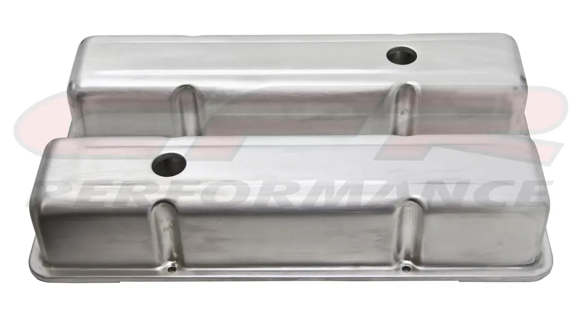 Aluminum Stamped Tall Valve Covers Chevy Sb 283-350 - Raw 1