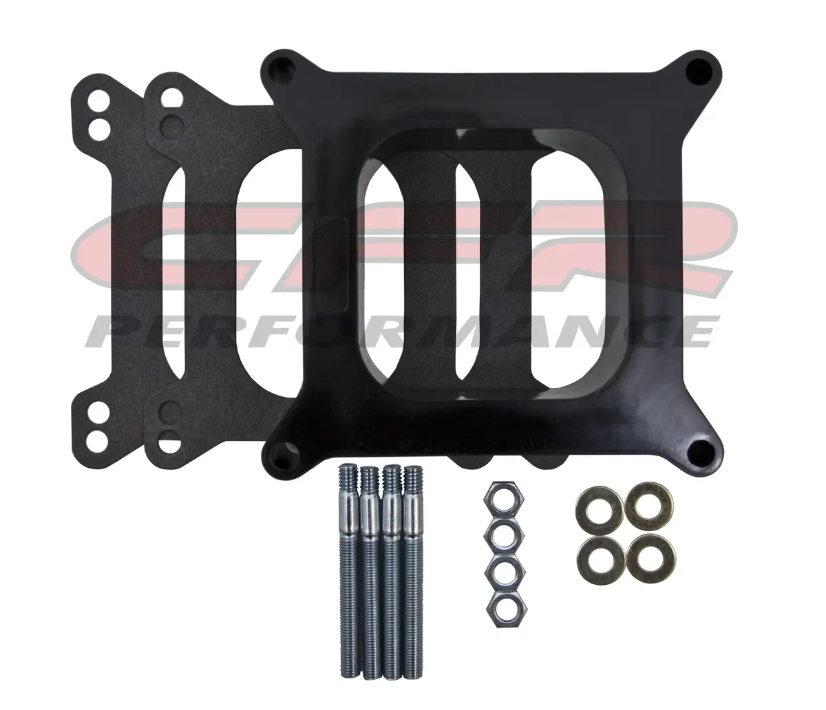 Phenolic Open Carburetor Spacer Adapter Kit 2" W-Gasket & Hardware 1