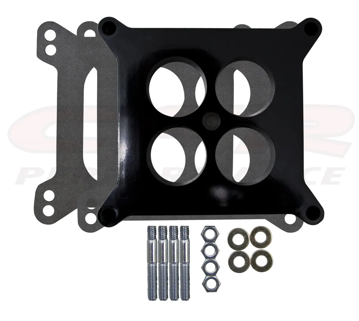 Phenolic Ported Carburetor Spacer Adapter Kit 2" 1 11-16" Ports W-Hardware 1