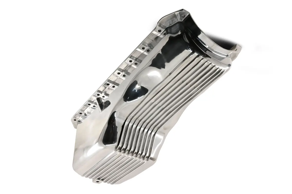 Aluminum Oil Pan – Fits 1965–1990 Chevy Big Block 396‑402‑427‑454 Gen 4 – 4‑Quart – Polished 1