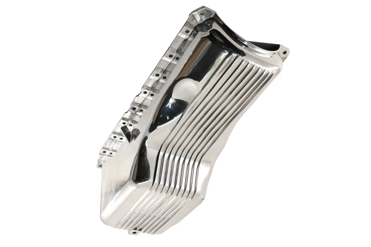 Aluminum Oil Pan – Fits 1991‑Up Chevy Big Block 396‑402‑427‑454 Gen 5/6 – 6‑Quart – Polished 1