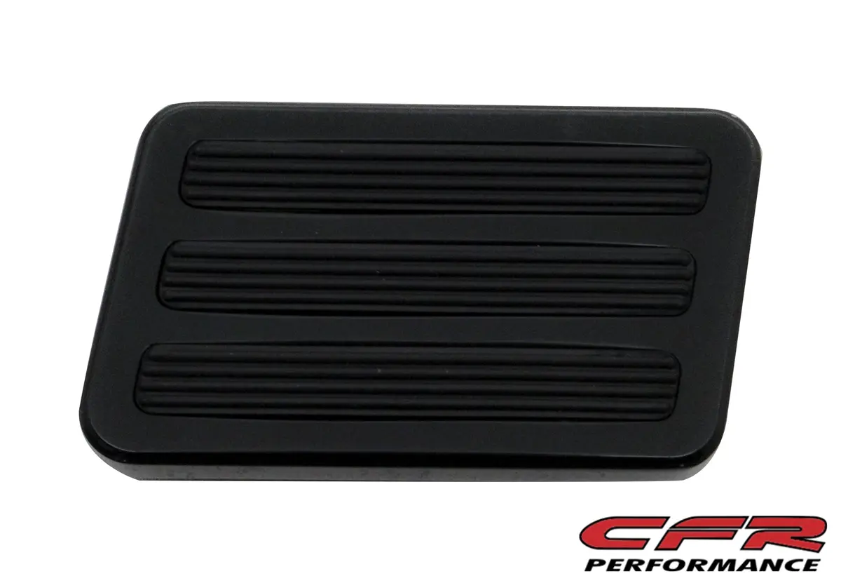 Black Aluminum Street Rod Brake Pad - Chevy Ford Mopar 1