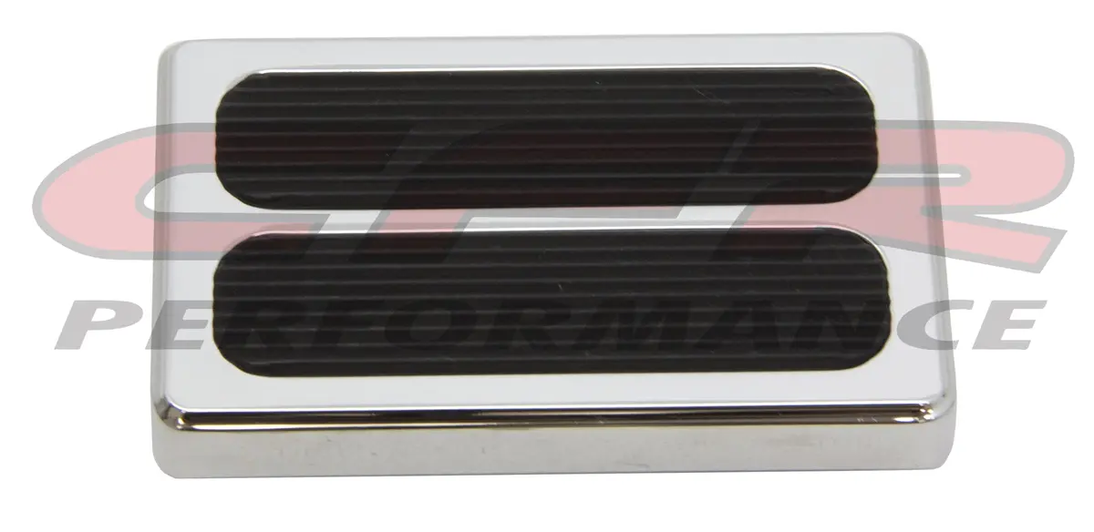 Chrome Street Rod Brake Pedal - Chevy Ford Mopar 1