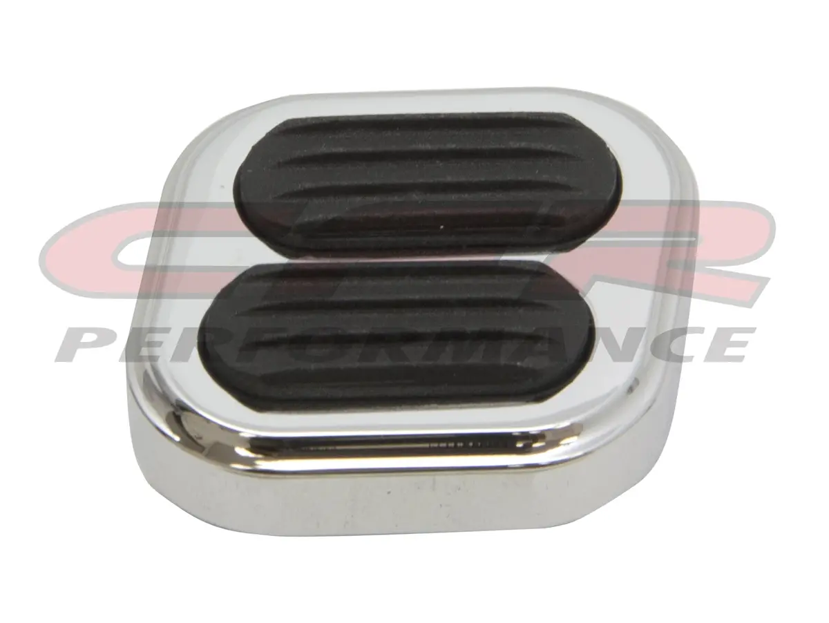 Chrome Street Rod Dimmer Switch Pad - Chevy Ford Mopar 1