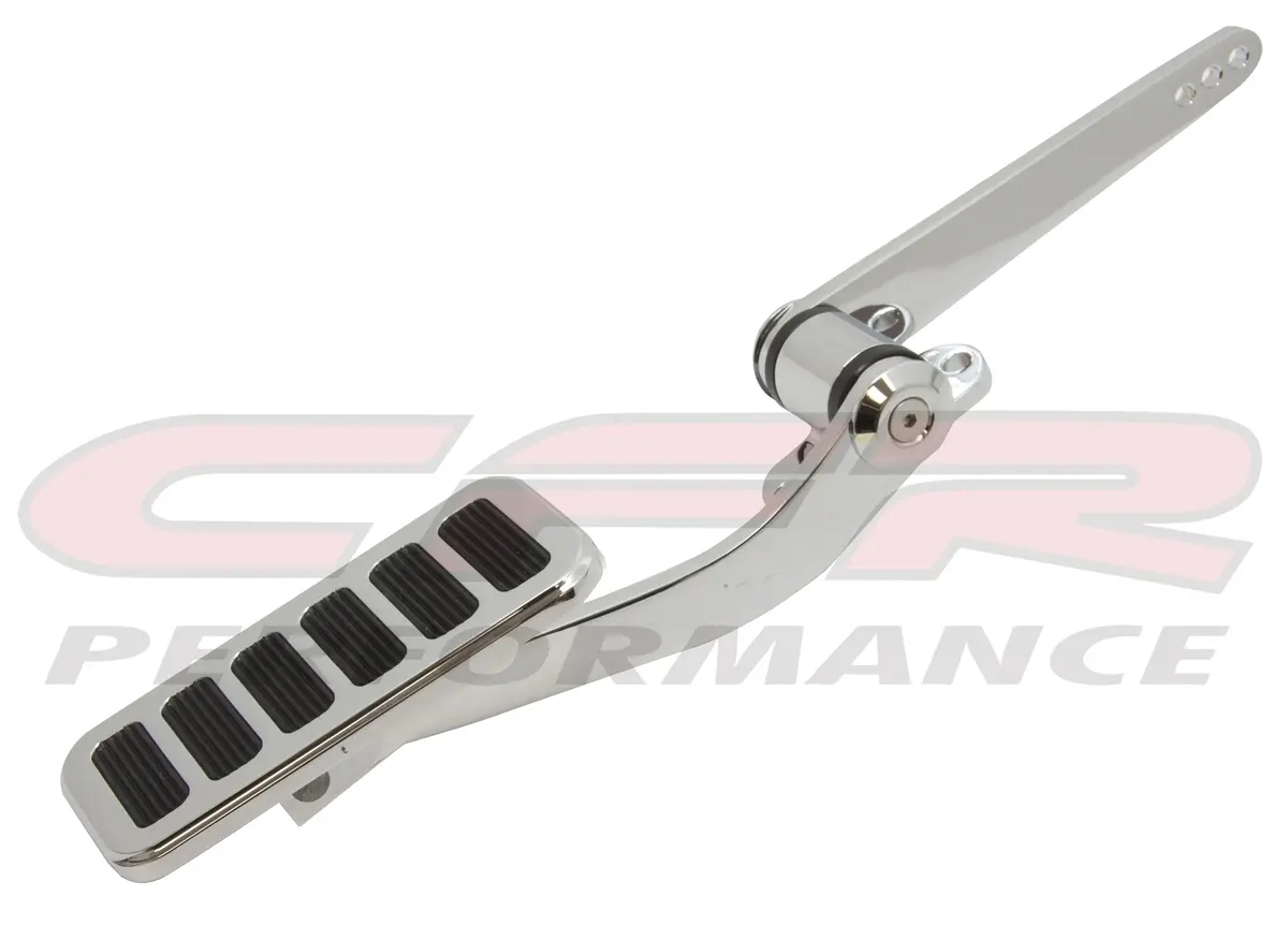 Chrome Street Rod Throttle Gas Pedal - Chevy Ford Mopar 1