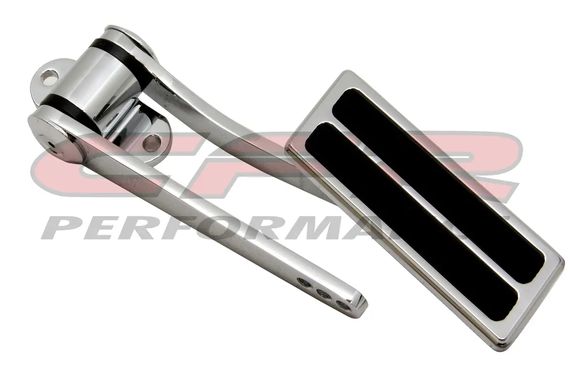 Chrome  Street Rod Throttle Gas Pedal - Chevy Ford Mopar 1
