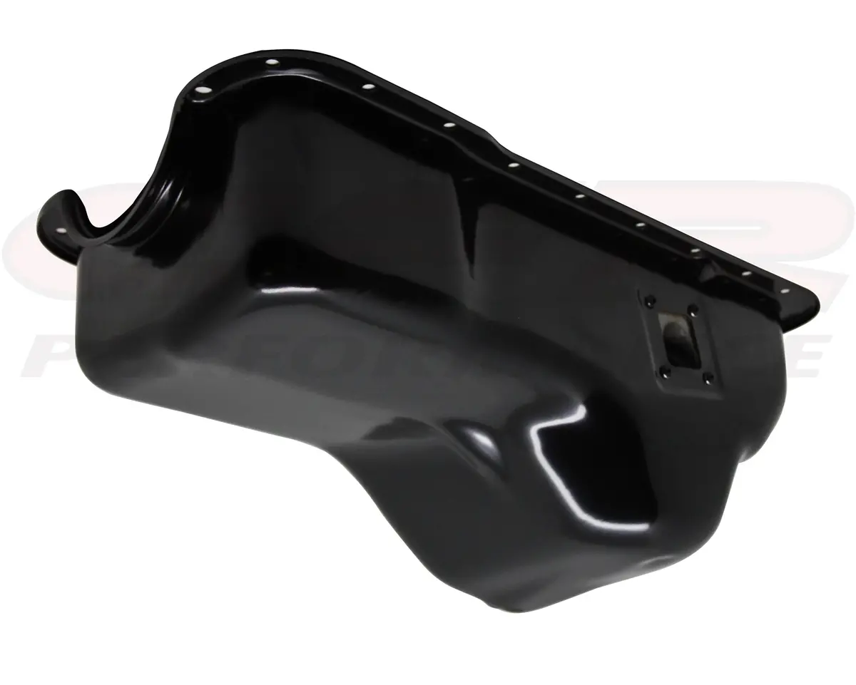 Steel 1981-84 Ford 302 5.0L Truck E-F-100-150-250-Bronco Oil Pan - Black 1