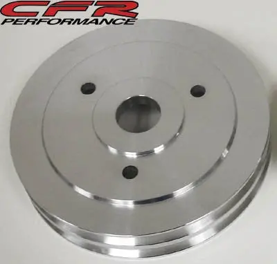 Chevy Big Block Machined Aluminum Crank Pulley - 2 Groove (Short) 1