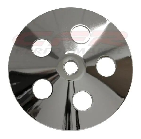 1955-72 Chevy-Gm Aluminum Key-Way Power Steering Pump Pulley - Chrome 1