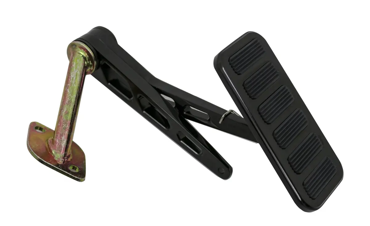 Billet Aluminum 1955-66 Chevy Bel Air Impala Throttle Gas Pedal - Black 1