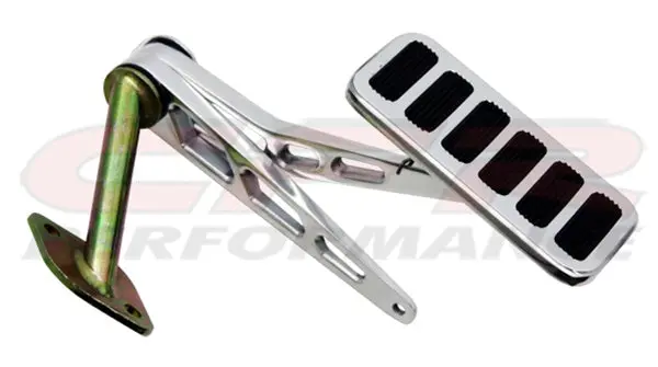Billet Aluminum 1955-66 Chevy Bel Air Impala Throttle Gas Pedal - Polished 1