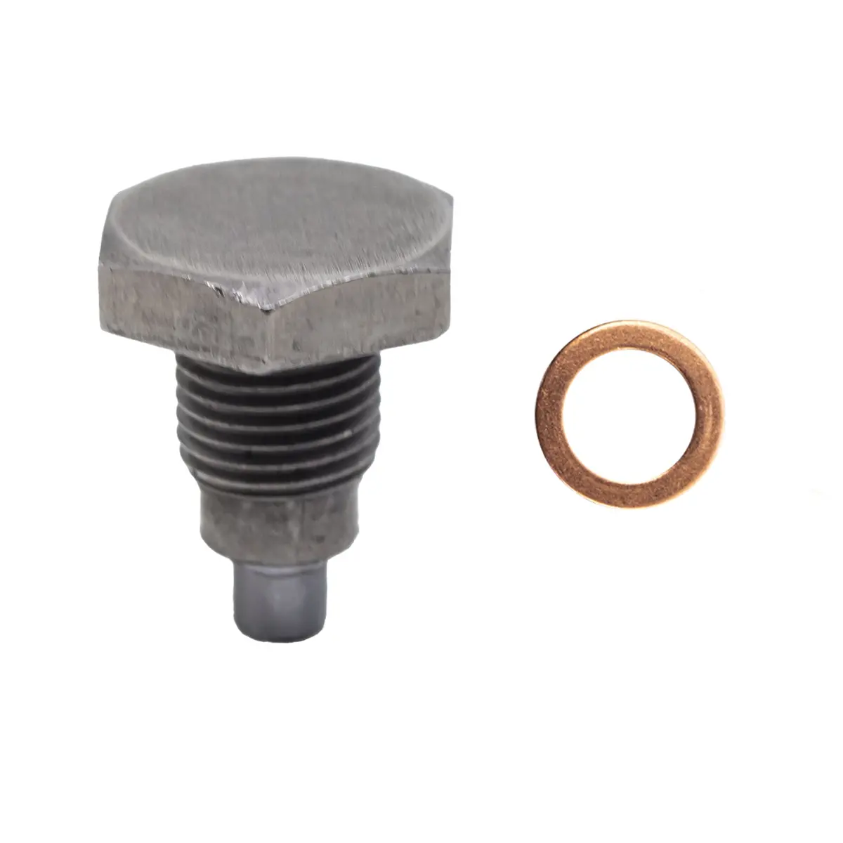 Cfr Steel Magnetic Drain Plug W / 1 Copper Washer 1/2"-20 Rh 1 X Hz-9065 - Raw H4 4X5 1