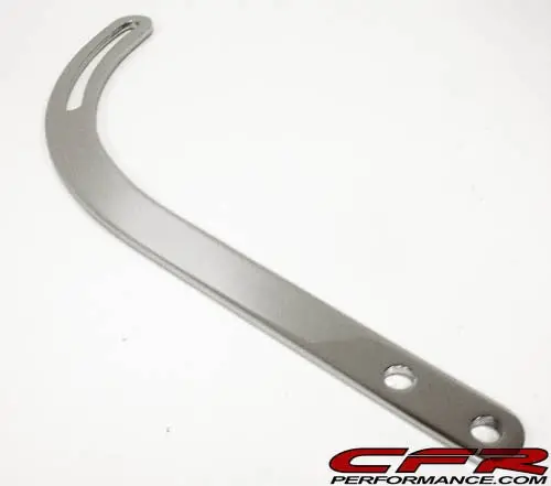 Chevy Small Block Universal Upper Alternator Bracket Arm (Swp) - Chrome 1